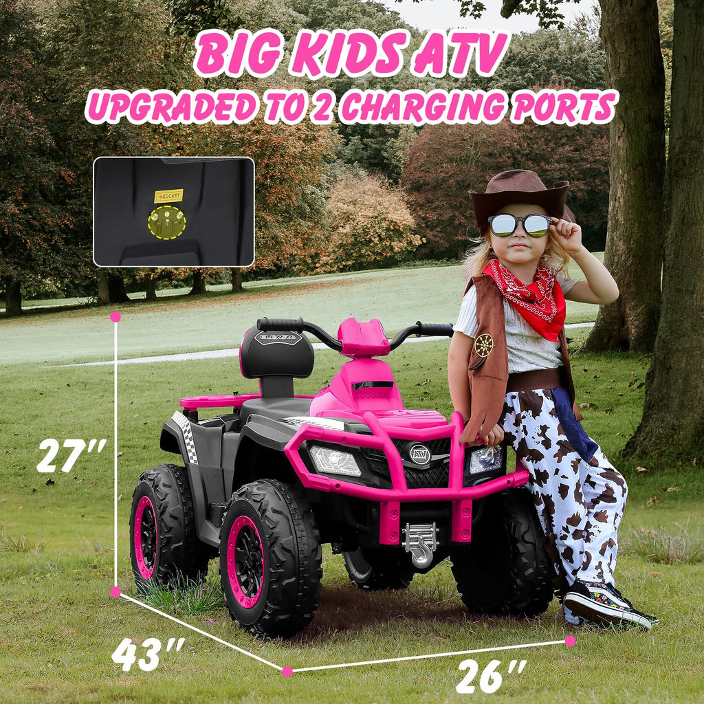 24V 2 Seater 4WD Off-Road Ride on ATV B5665